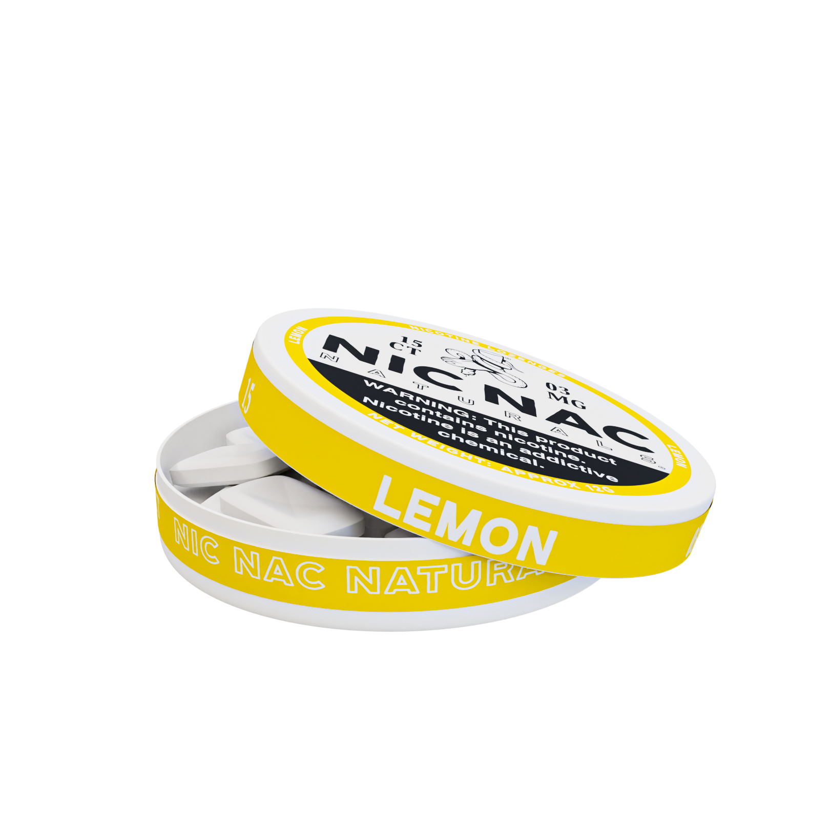 Lemon Nic Nac - Open Lid - 3mg