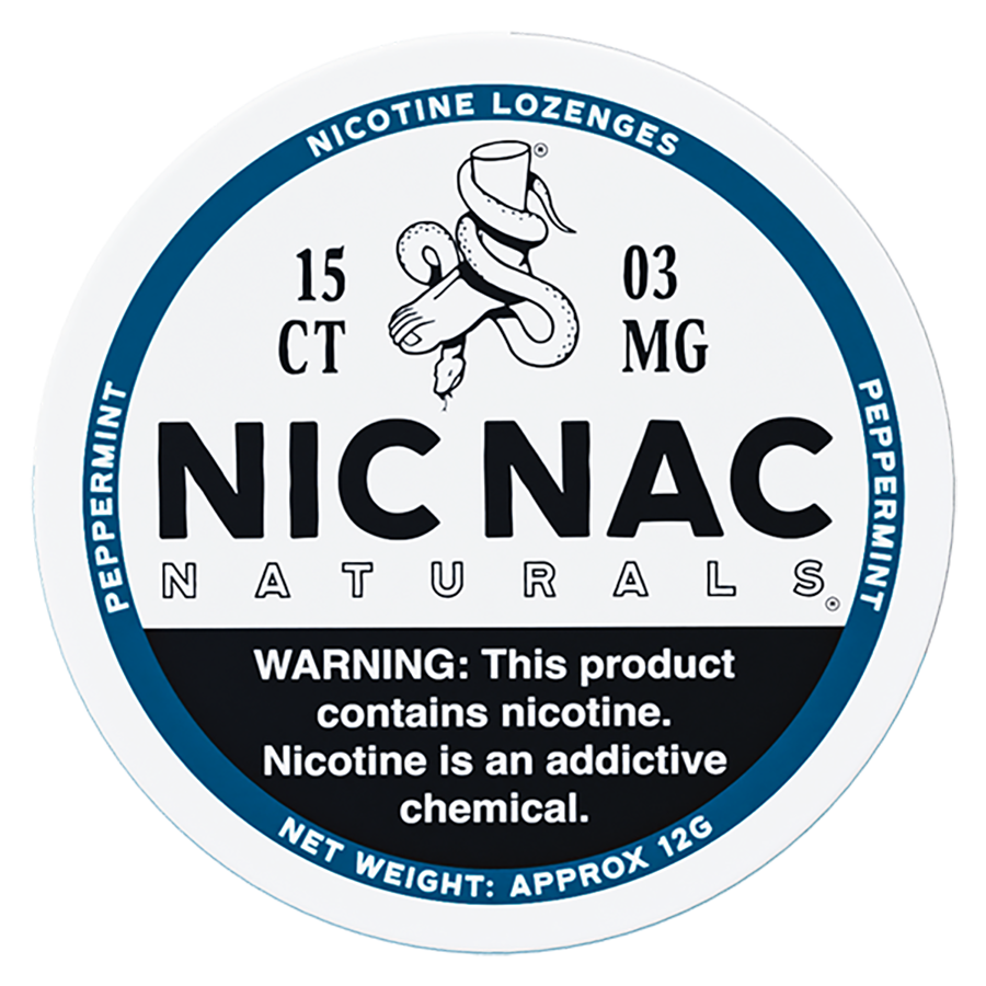 Any NACNAC ナックナック Nic Nac | Peppermint Non-Tobacco Nicotine Lozenges