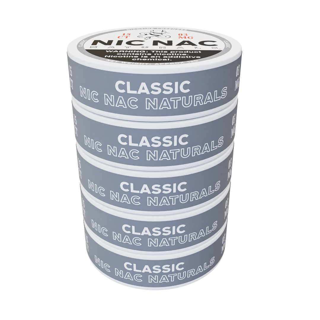 Classic Nic Nac - Five Pack - 3mg
