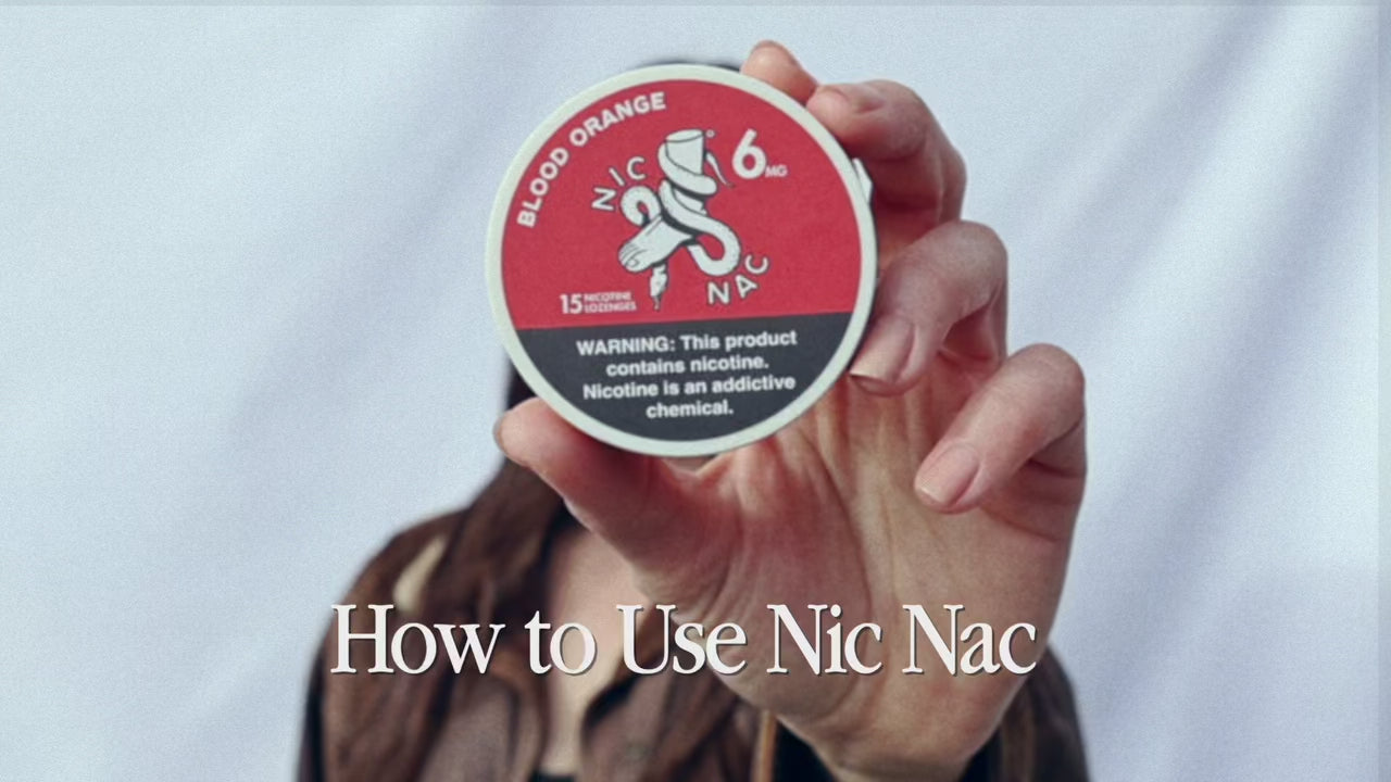 Nic Nac | Peppermint Non-Tobacco Nicotine Lozenges